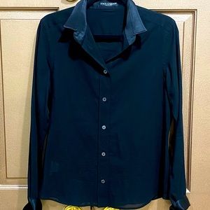 Dolce and Gabbana Silk Blouse
